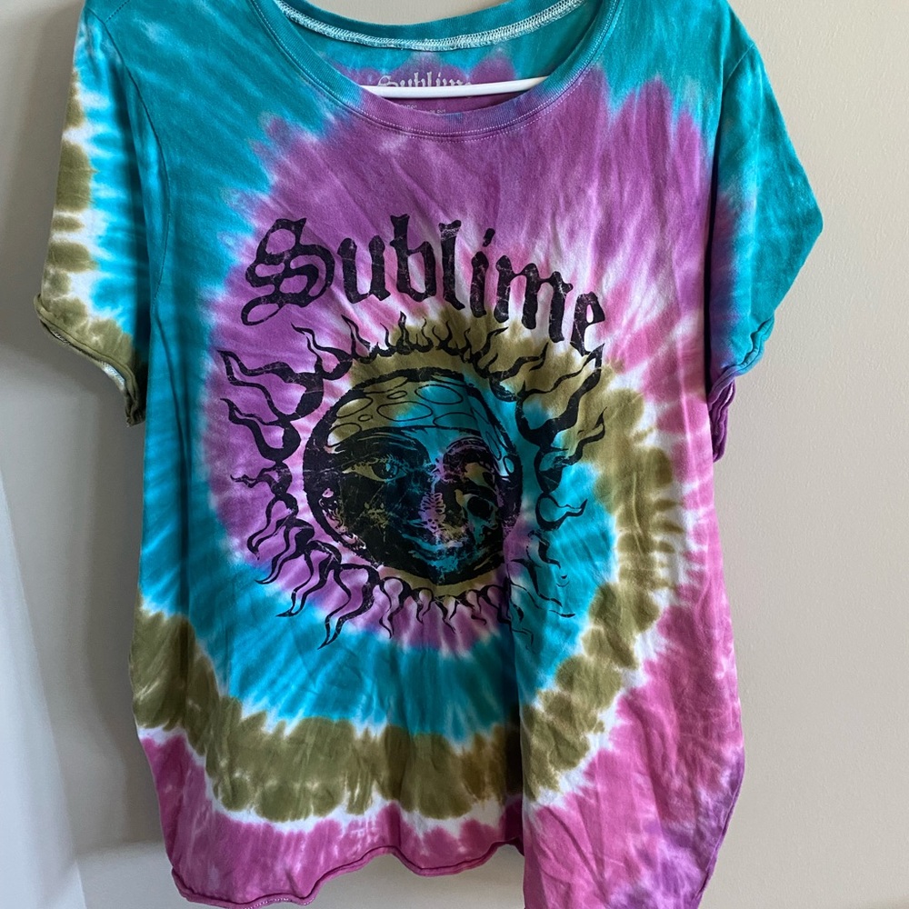 Tie Dye Sublime Graphic Tee - Torrid Sz 3